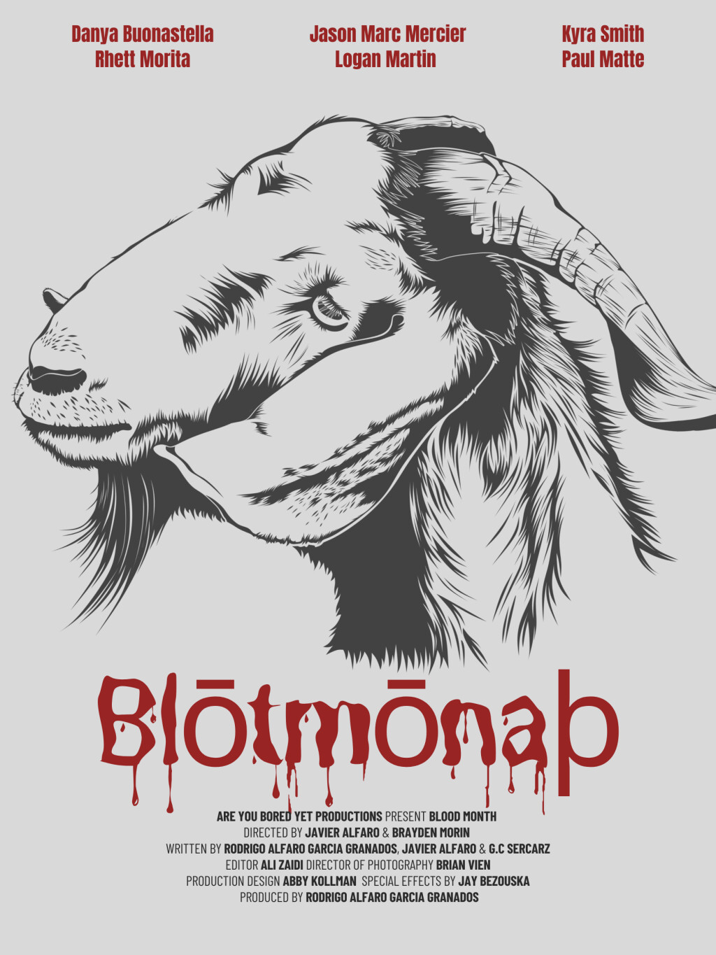 Filmposter for Blood Month